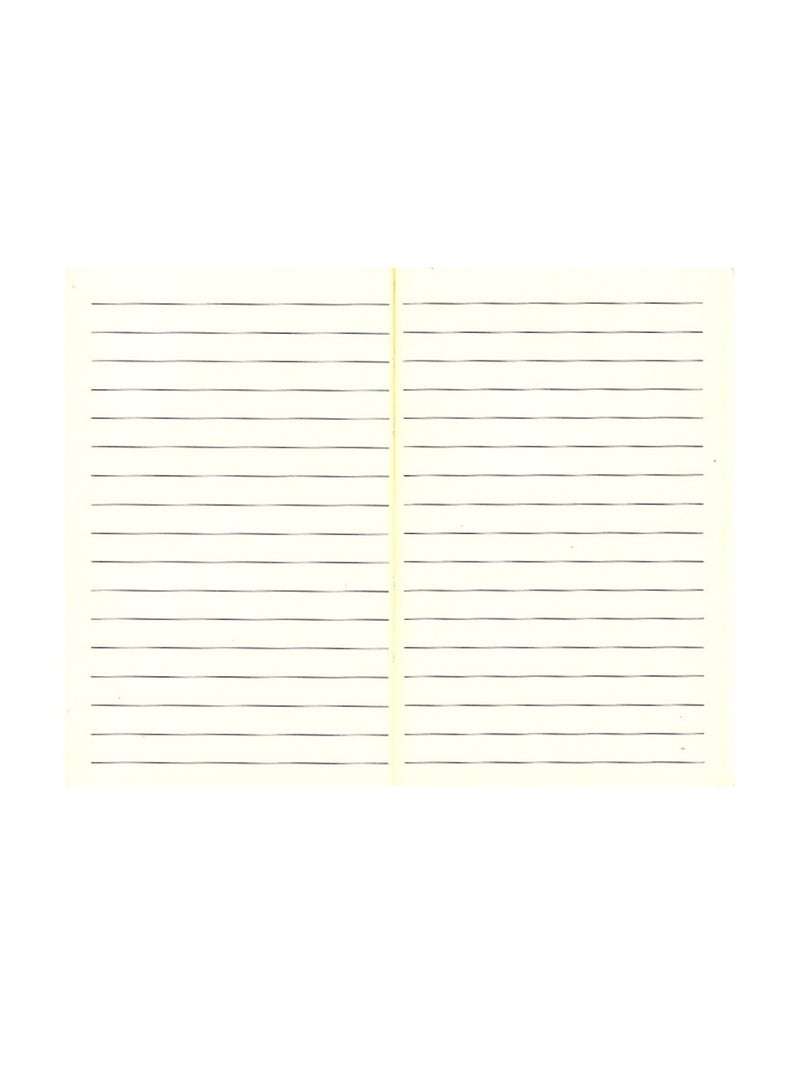 Office Maker A6 Size Executive PU Notebook With Elastic Closure And Pen Loop Red - Image 2