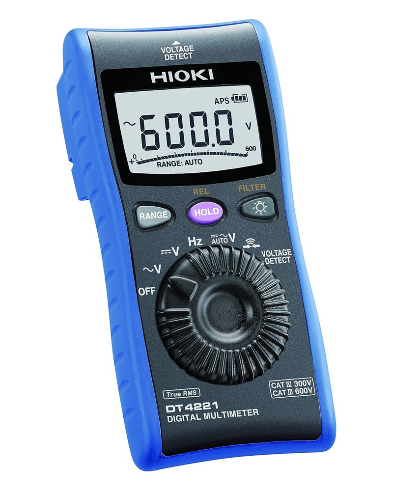 Hioki DIGITAL MULTIMETER DT4221 Premier Pocket DMM with CAT IV 300V CAT III 600V Safety  - Image 3