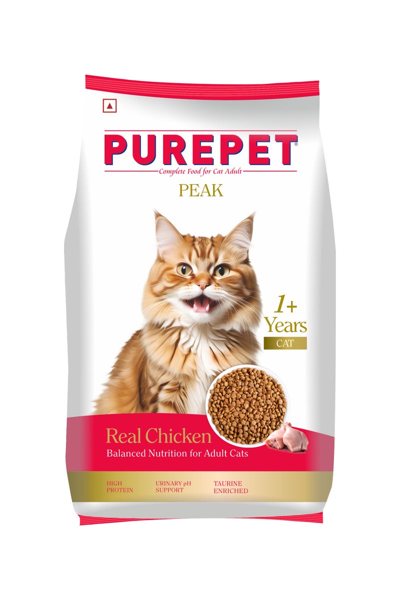 PUREPET طعام جاف للقطط من بيك - دجاج حقيقي - Image 1