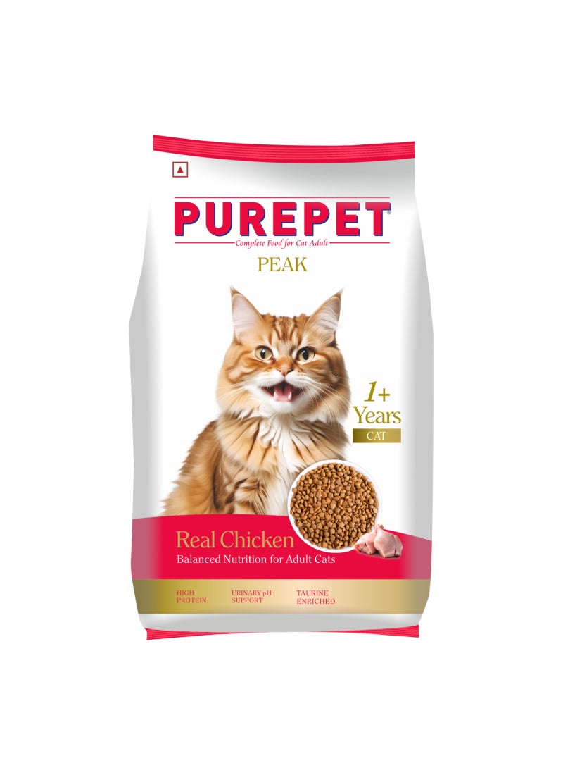 PUREPET طعام جاف للقطط من بيك - دجاج حقيقي - Image 1