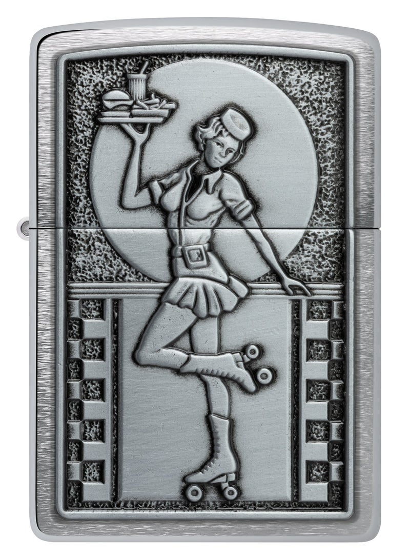 Zippo 48904 200 شعار نادلة ولاعة مقاومة للرياح من الكروم المصقول - Image 2