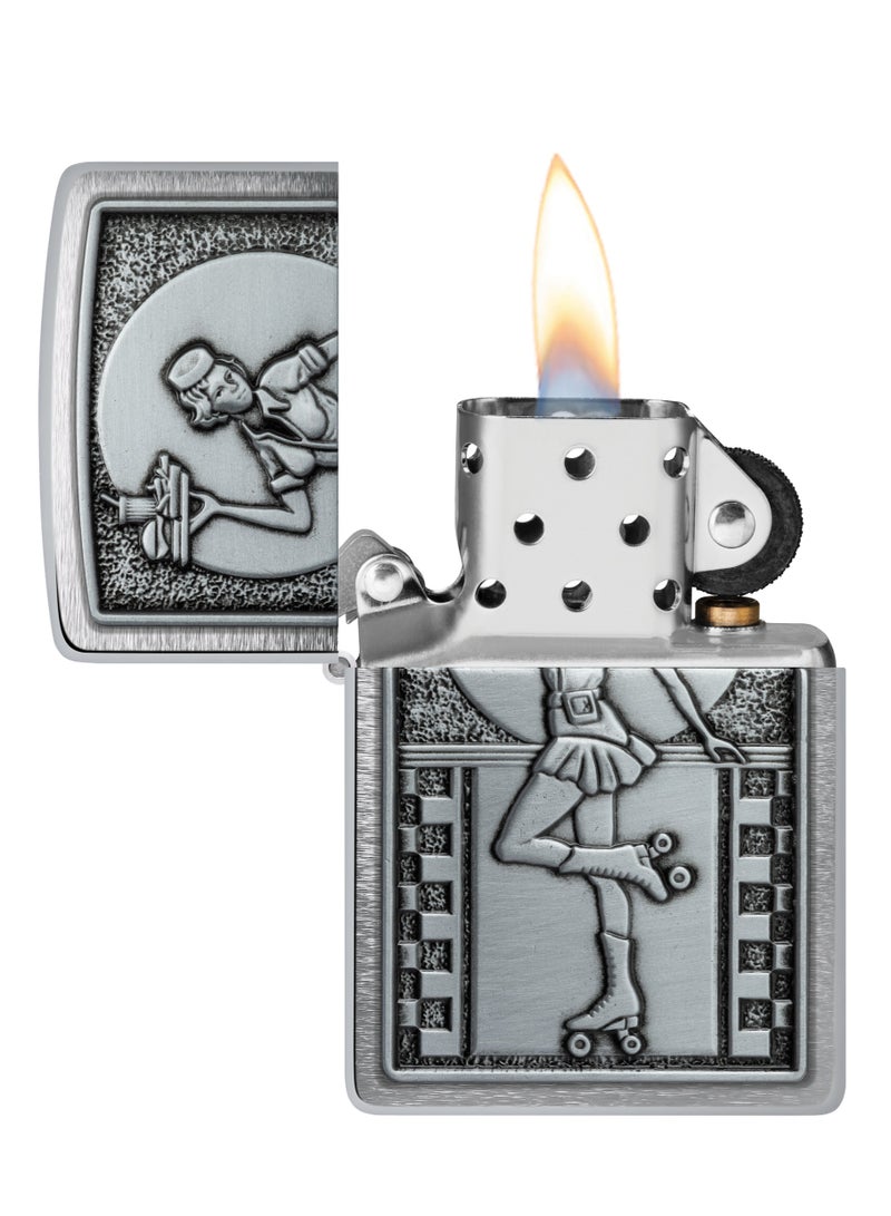 Zippo 48904 200 شعار نادلة ولاعة مقاومة للرياح من الكروم المصقول - Image 3