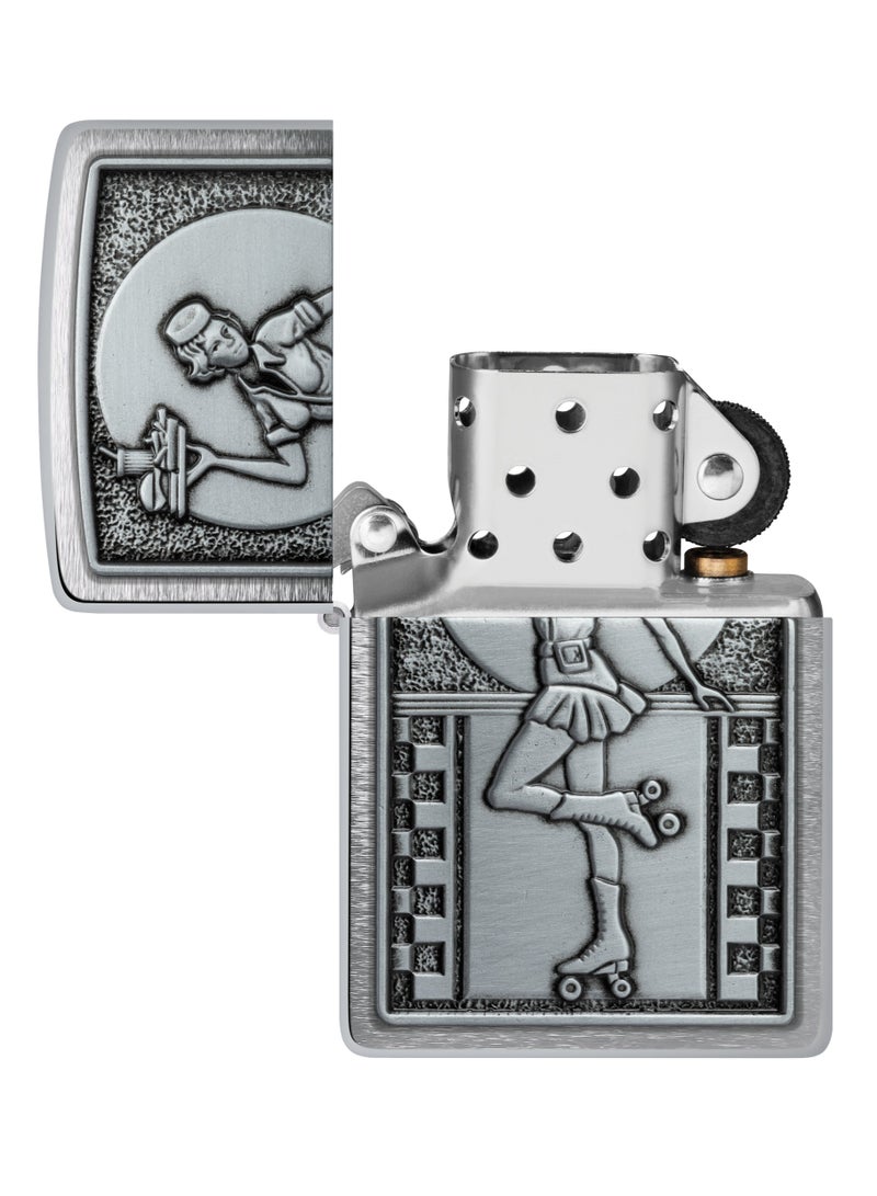Zippo 48904 200 شعار نادلة ولاعة مقاومة للرياح من الكروم المصقول - Image 4