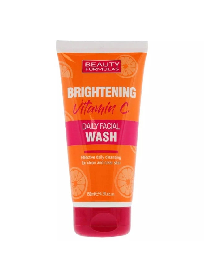 BEAUTY FORMULAS Brightening Vitamin C Daily Facial Wash 150ml - Image 1