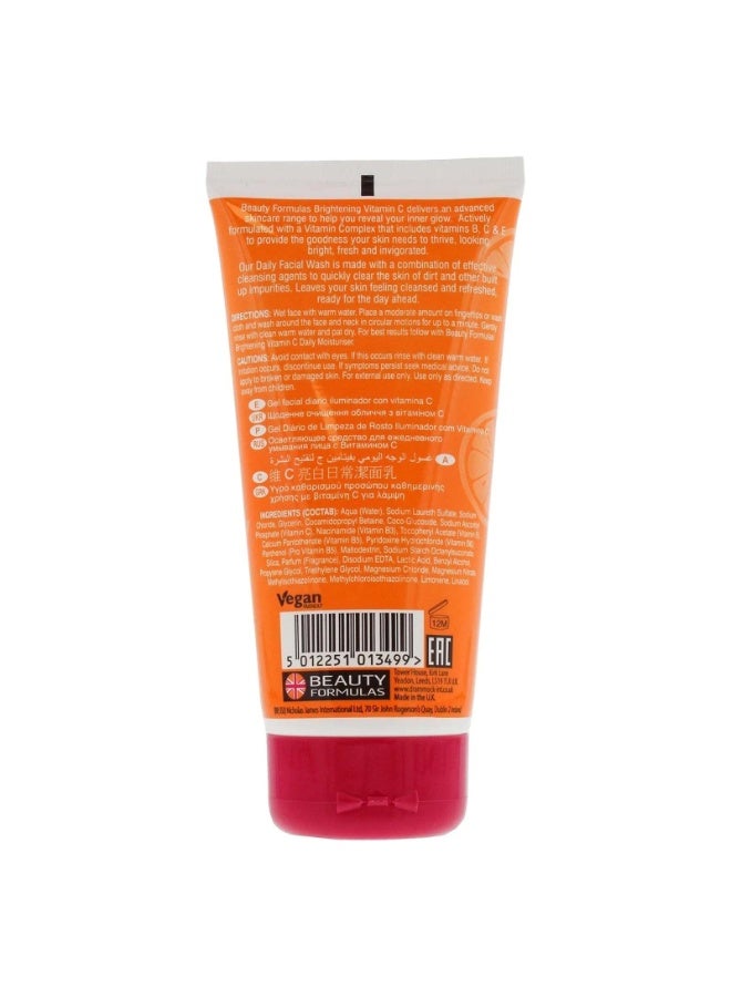 BEAUTY FORMULAS Brightening Vitamin C Daily Facial Wash 150ml - Image 2