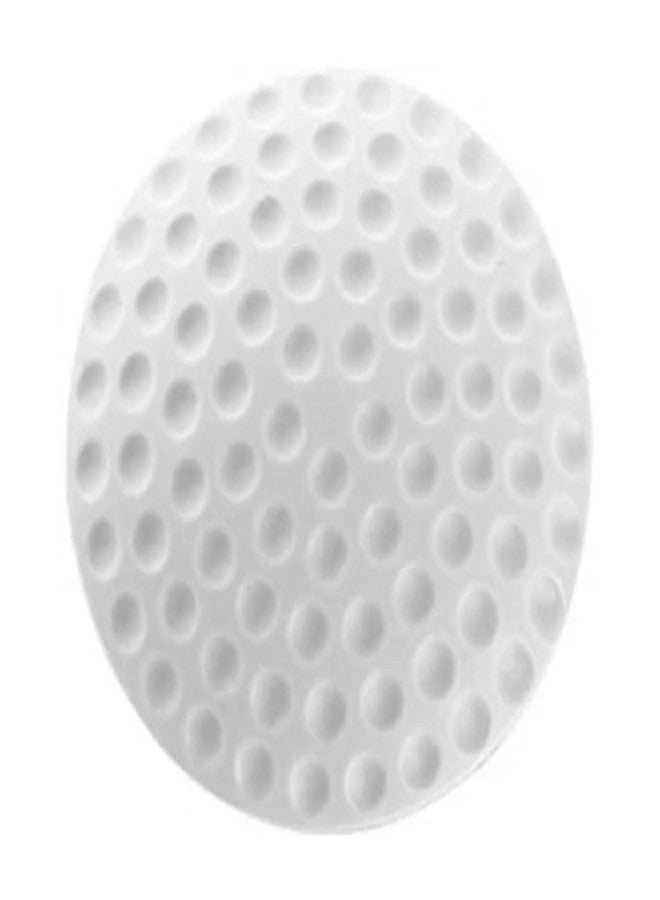 Brain Freezer Golf Design Silicone Door Handle Bumper Guard Stopper, Rubber Self- Adhesive Self Adhesive Silica Gel Door Stopper Prevent Damage Wall Protector White - Image 1