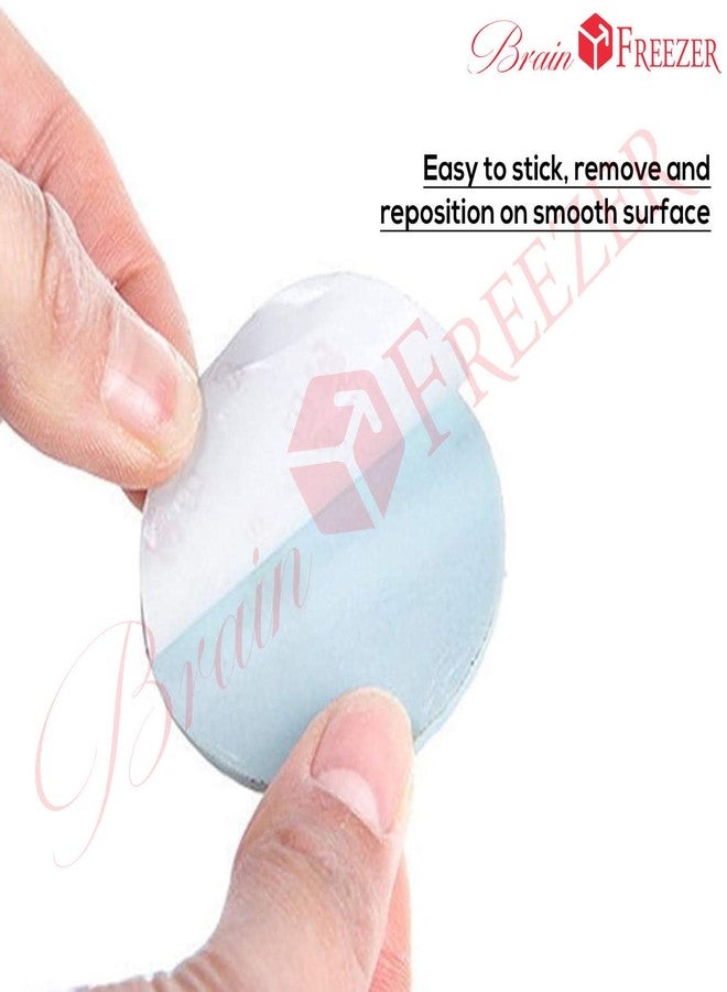 Brain Freezer Golf Design Silicone Door Handle Bumper Guard Stopper, Rubber Self- Adhesive Self Adhesive Silica Gel Door Stopper Prevent Damage Wall Protector White - Image 3