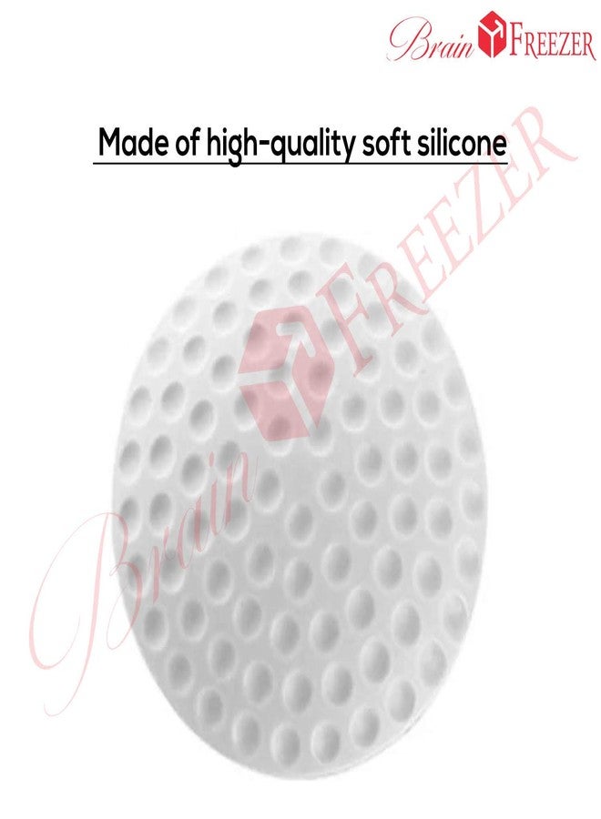 Brain Freezer Golf Design Silicone Door Handle Bumper Guard Stopper, Rubber Self- Adhesive Self Adhesive Silica Gel Door Stopper Prevent Damage Wall Protector White - Image 5