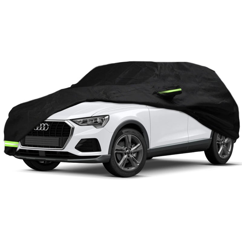 YIXIN Waterproof 210T Car Covers for 20122024 Audi Q3Fit 100 Waterproof with Windproof Strap  Single Door Zipper for 20122024 Audi Q3