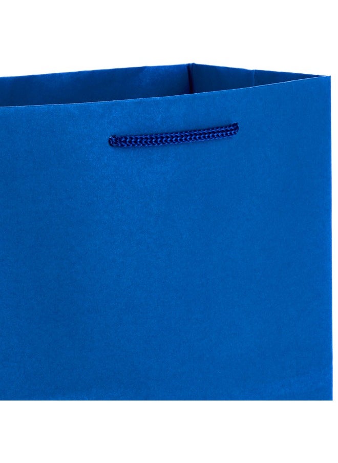 Hallmark Blue Gift Bags In Assorted Sizes (Pack Of 6 2 Medium 9" 2 Large 11" 2 Extra Large 14") For Birthdays Graduations Fathers Day Baby Showers Bridal Showers Weddings Groomsmen Gifts  - Image 4