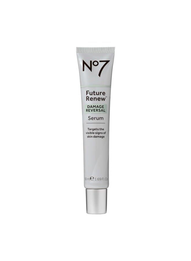 No7 Future Renew Damage Reversal Face Serum - Fast-Absorbing Peptide Serum to Help Visibly Reduce Fine Lines & Wrinkles - Enriched with Hyaluronic Acid & Niacinamide to Combat Dryness (1.69 Fl Oz) - Image 1