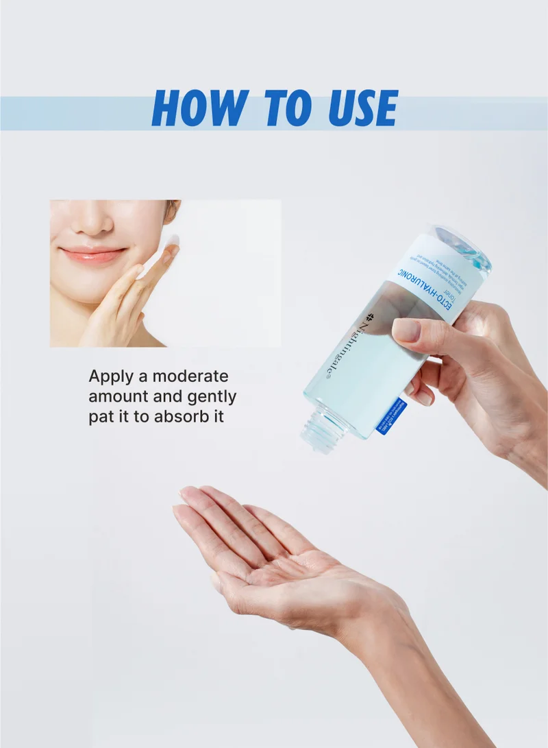 nightingale Korean ECTO Hyaluronic Toner 200ml - Moisturizing & Brightening Treatment with Alantoin & CECA