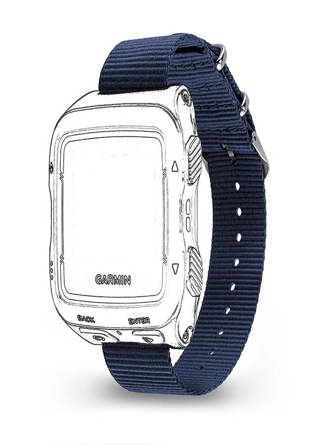 C2D JOY One Sheet Nylon Strap Compatible with Garmin Approach s10 Replacement Golf WatchBand (Blue) - Image 2