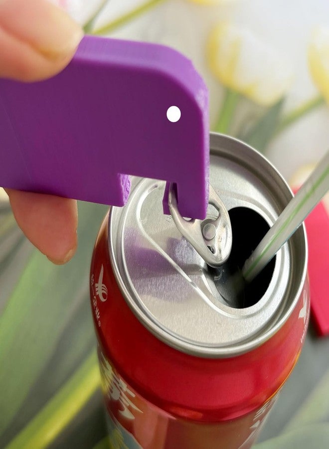 JILINWEI 3Pcs Tab Can Opener,Soda Can Soup Pull Tab Opener,Food Can Tab Opener,Easy Can Opener Arthritis Gifts for Protecting Long Nails and Folks with Joint Pain or Arthritis Helpers - Image 4