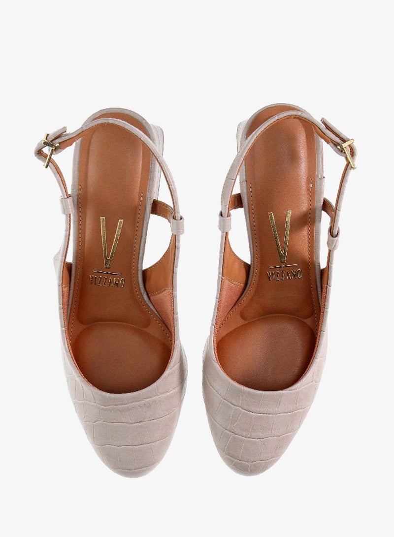 فيزانو أحذية بكعب متوسط للنساء - أحذية كلاسيكية بكعب متوسط للفتيات وملابس العمل النسائية - Image 4