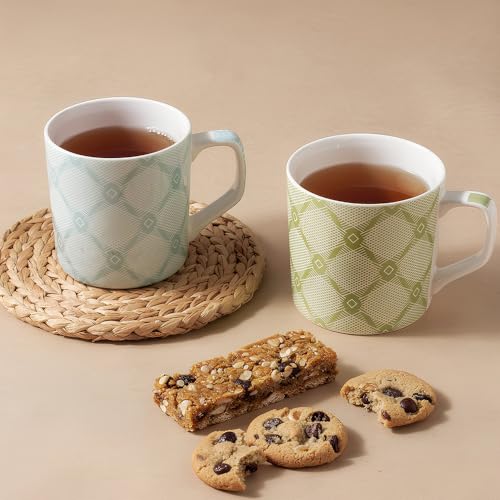 UPC U.P.C. Ceramic Tea Cups Set of 6| Microwave & Dishwasher Safe Cup Set of 6 for Tea & Coffee | Premium Coffee Mugs Set of 6 | Stylish Cups & Mugs for Home & Office with Bone-Ash Free-150ml. - Image 2
