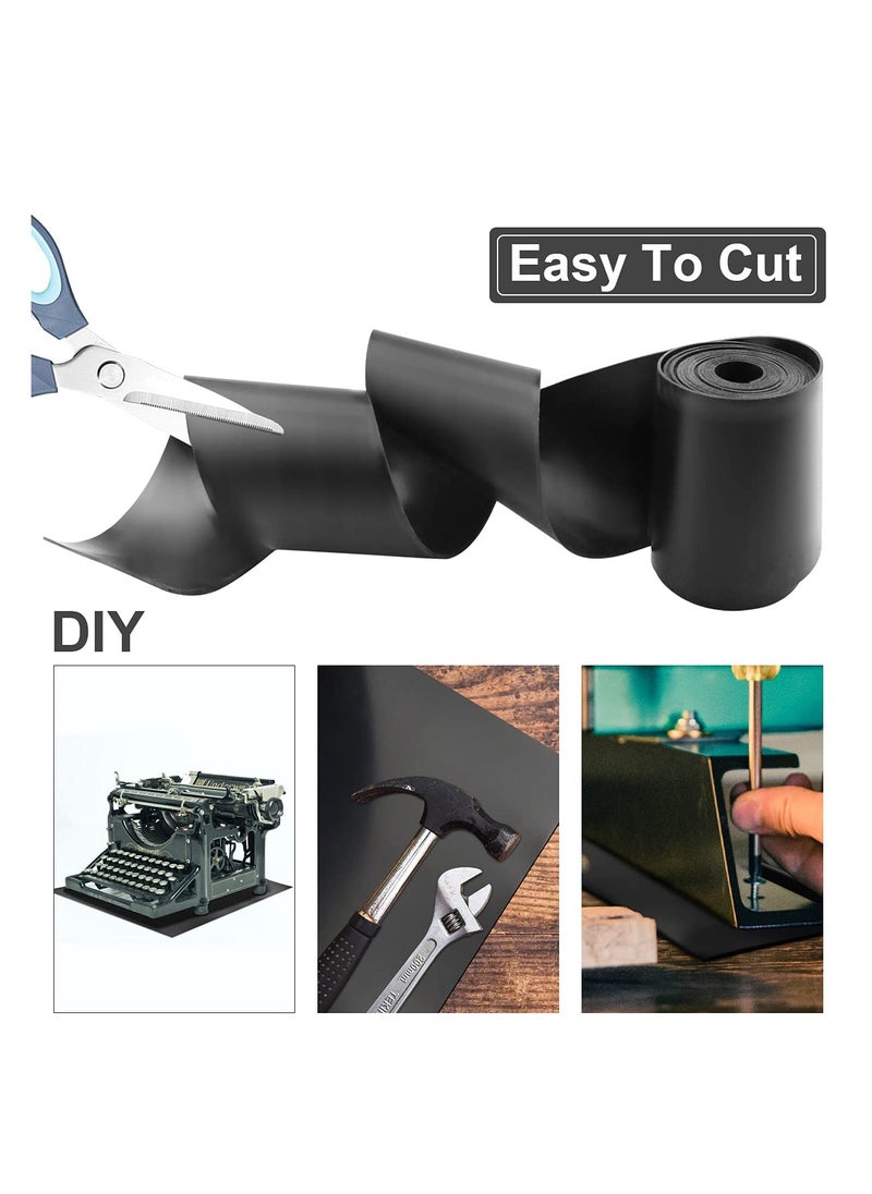 SYOSI - Rubber Sheet Neoprene Rubber Strips, Solid Rubber Rolls for DIY Gaskets, Crafts, Pads, Flooring Protection, Supports, Leveling, Anti-Vibration, Anti-Slip, Easy to Cut - Image 1