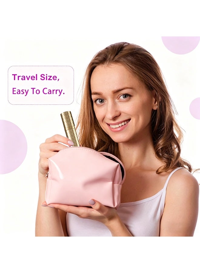 Diamond-Cut Refillable Perfume Atomizer | Bottom-Filling Self-Pump Spray Bottle for Travel，Perfumetravel refillable for Women Men Small Mister Spray Bottle, for Traveland Outgoing - Image 5