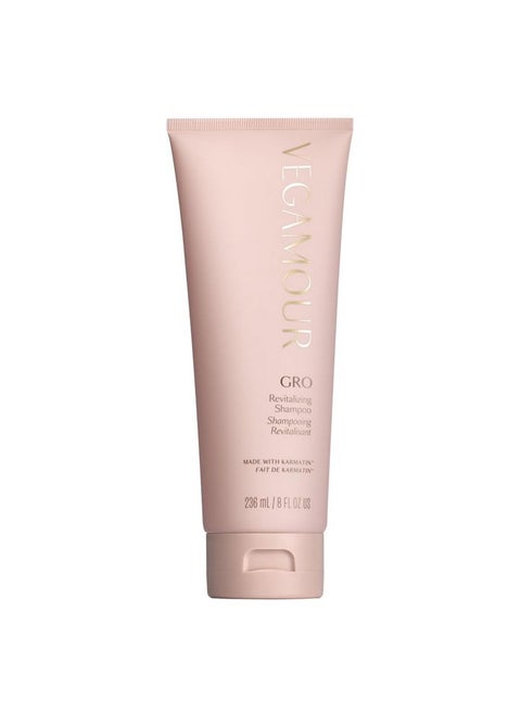 VEGAMOUR GRO Revitalizing Shampoo, Support Thicker, Fuller Looking Hair, Shampoo Formulated Without Sulfates for Thinning Hair with Vegan Keratin, Natural Citrus Scent (8 fl. oz.)