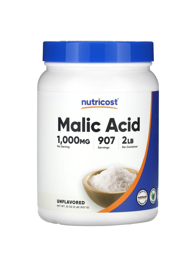 Nutricost Malic Acid, Unflavored, 32 oz (907 g)