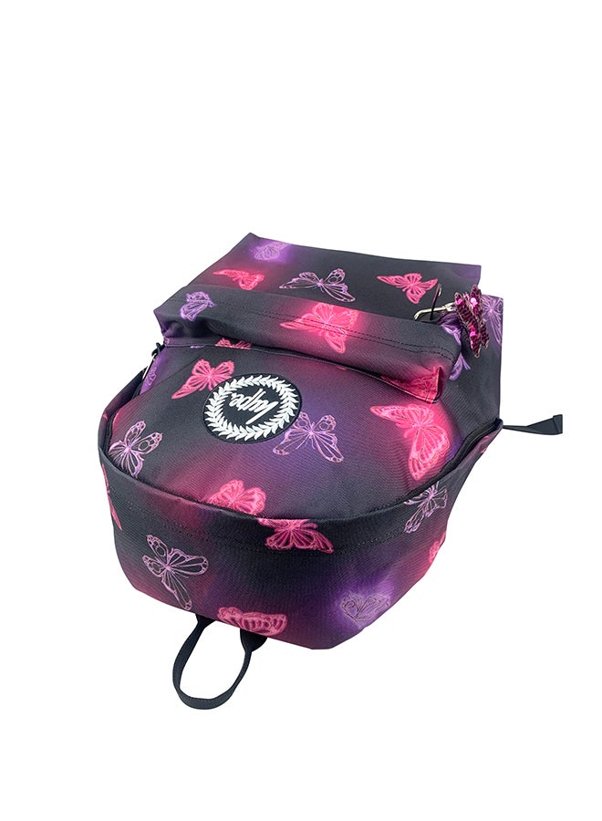 Hype Backpack Iconic Pink & Purple Glow Butterfly - Image 5