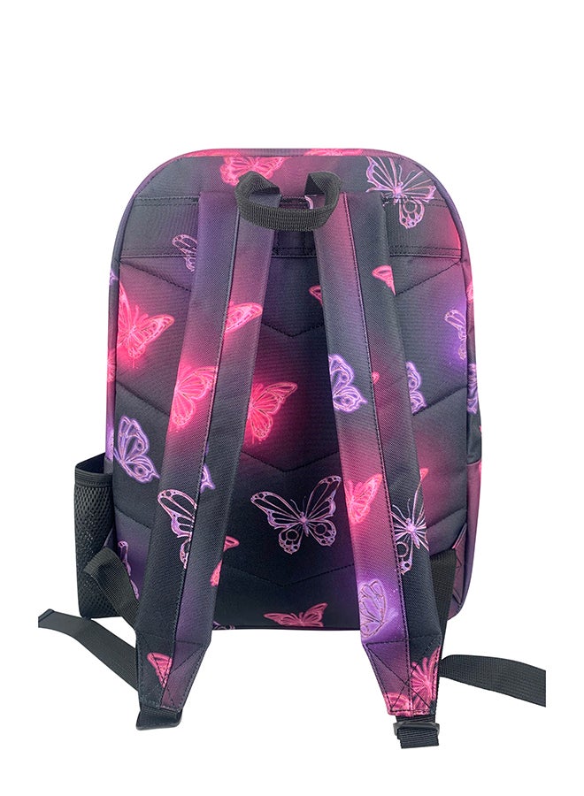 Hype Backpack Iconic Pink & Purple Glow Butterfly - Image 3