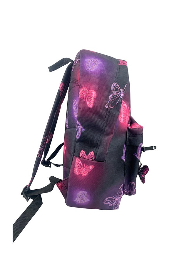 Hype Backpack Iconic Pink & Purple Glow Butterfly - Image 4