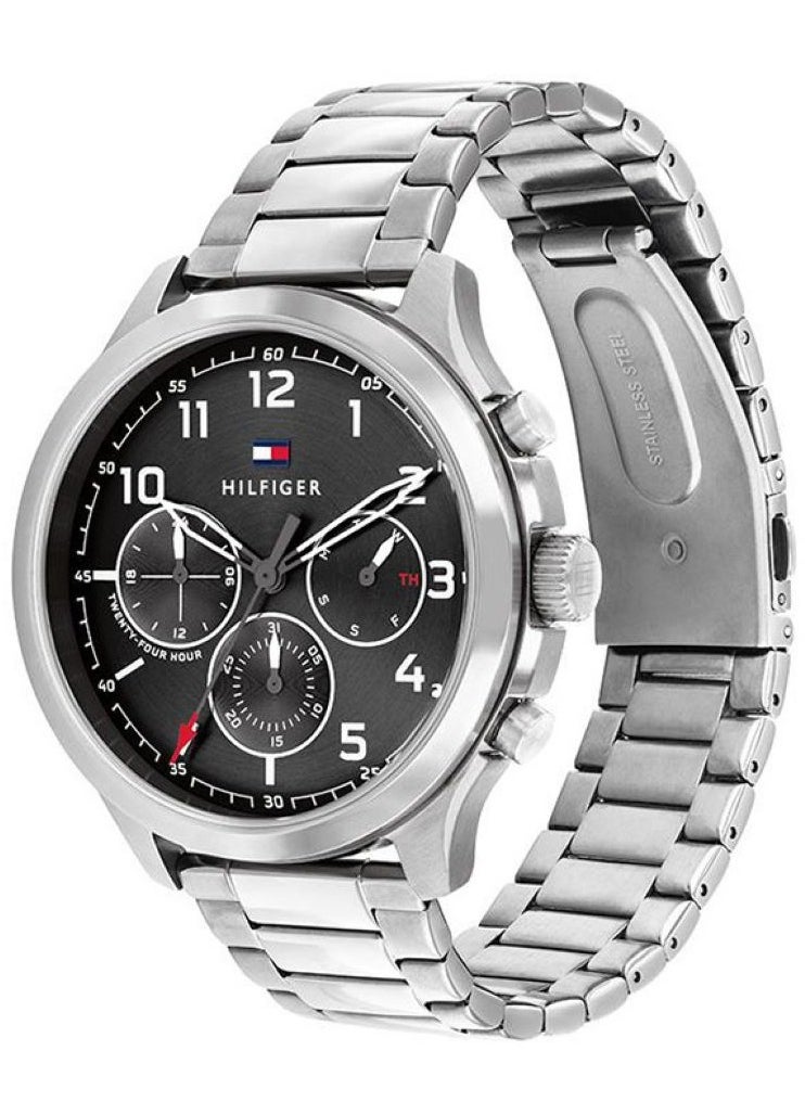 Tommy Hilfiger Plus Men's Qtz Multifunction Stainless Steel and Bracelet Casual Watch-1791852	44MM  - Image 2