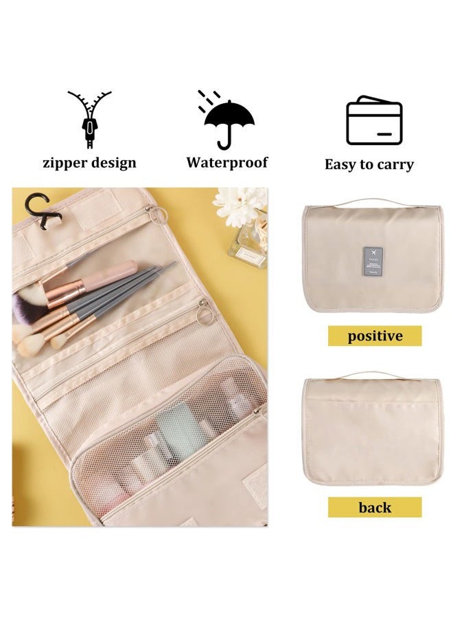 Pengxiaomei Hanging Toiletry Bag Waterproof Traveling Toiletries Bag Portable Travel Makeup Pouch Multifunction Travel Bathroom Bag Stocking Stuffers for Women Girls Christmas Gifts - Image 4