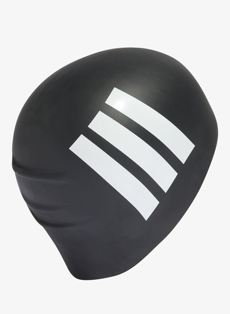 اديداس قبعة سباحة بثلاث خطوط - Image 3