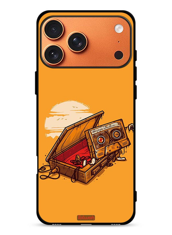 Tolwak Apple iPhone 17 Pro Max Protective Case Cover Cassette And Tape Art - Image 1