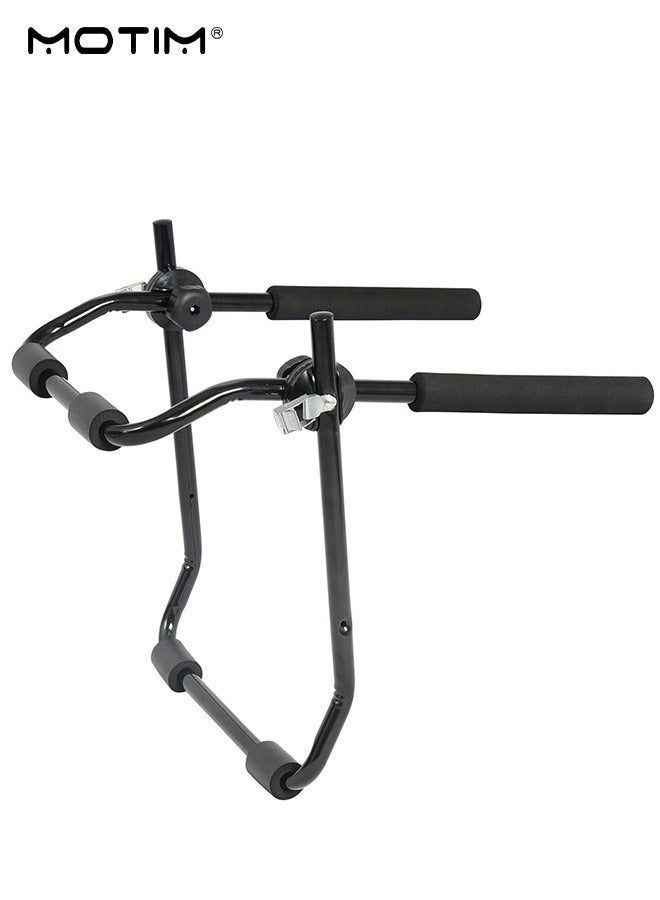 Motim Trunk-Mounted Bike Rack – Foldable 2-Bike Carrier for Car Boot, Universal Fit - Image 3