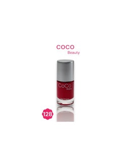 Coco Nail Polish ( 128 Magenta Purple ) 12ml  - Image 1