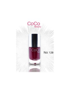 Coco Nail Polish ( 128 Magenta Purple ) 12ml  - Image 2