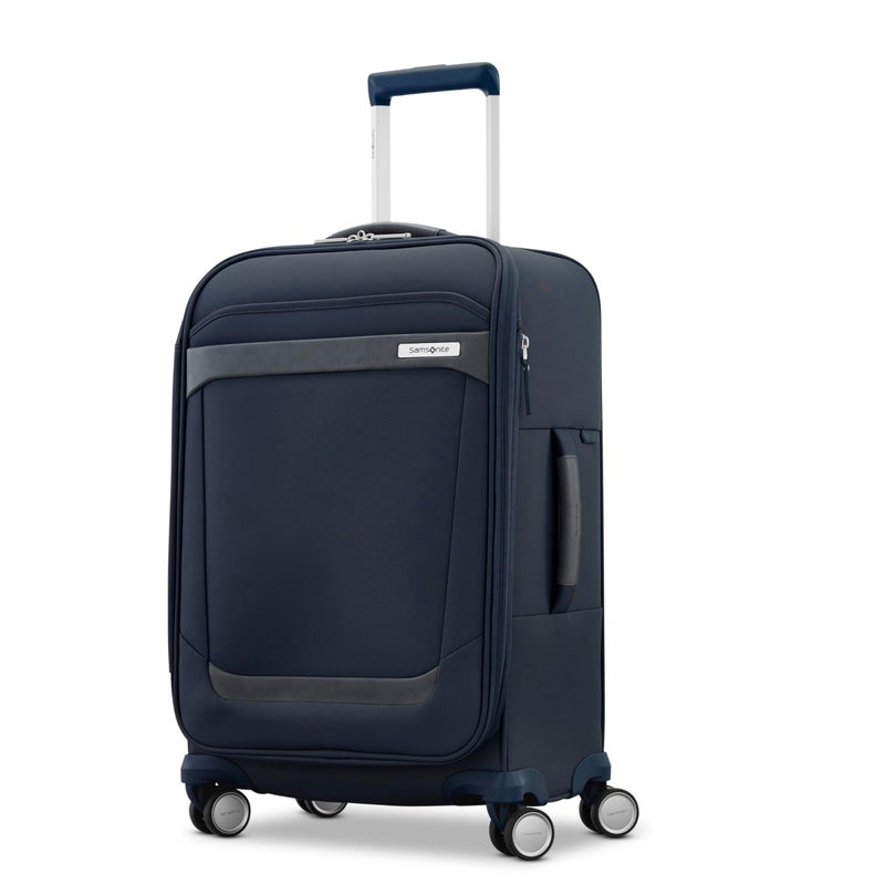 Samsonite Elevation Plus 22-Inch Carry-On - Expandable Softside Spinner Luggage - Midnight Blue - Image 1