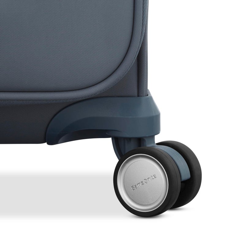 Samsonite Elevation Plus 22-Inch Carry-On - Expandable Softside Spinner Luggage - Midnight Blue - Image 4