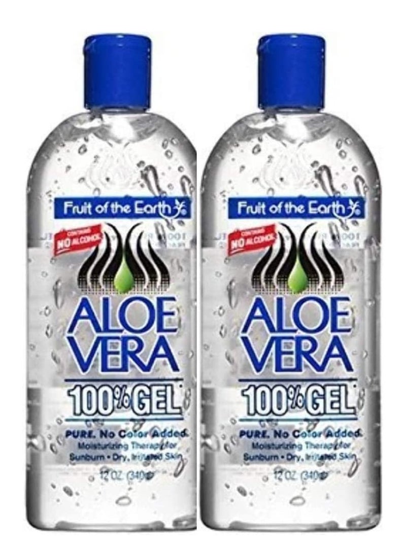 Fruit of the earth FRUIT O/T EARTH ALOE VERA GEL 12 OZ(Pack of 2)  - Image 3