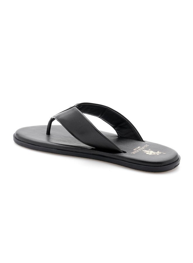 U.S. POLO ASSN. Men HENDRIK Black Slippers-(UK7)(US8)(2FD24409Z01) - Image 3