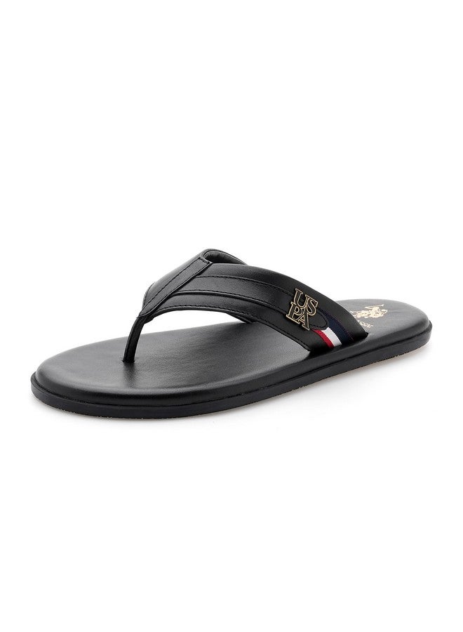U.S. POLO ASSN. Men HENDRIK Black Slippers-(UK7)(US8)(2FD24409Z01) - Image 4