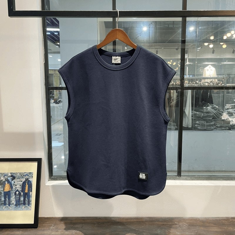Heavy Summer Trendy Wide-Shouldered Breathable Sleeveless Vest For Men And Women Couples - Image 3