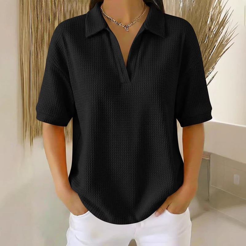 Women's Short Sleeve Polo Shirt - Image 3