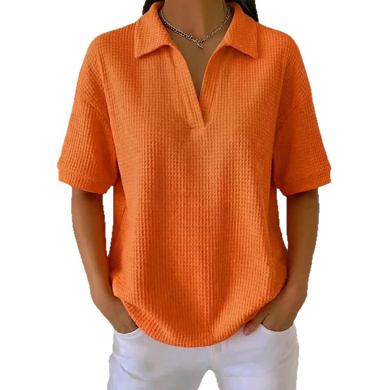 Women's Short Sleeve Polo Shirt - Image 5