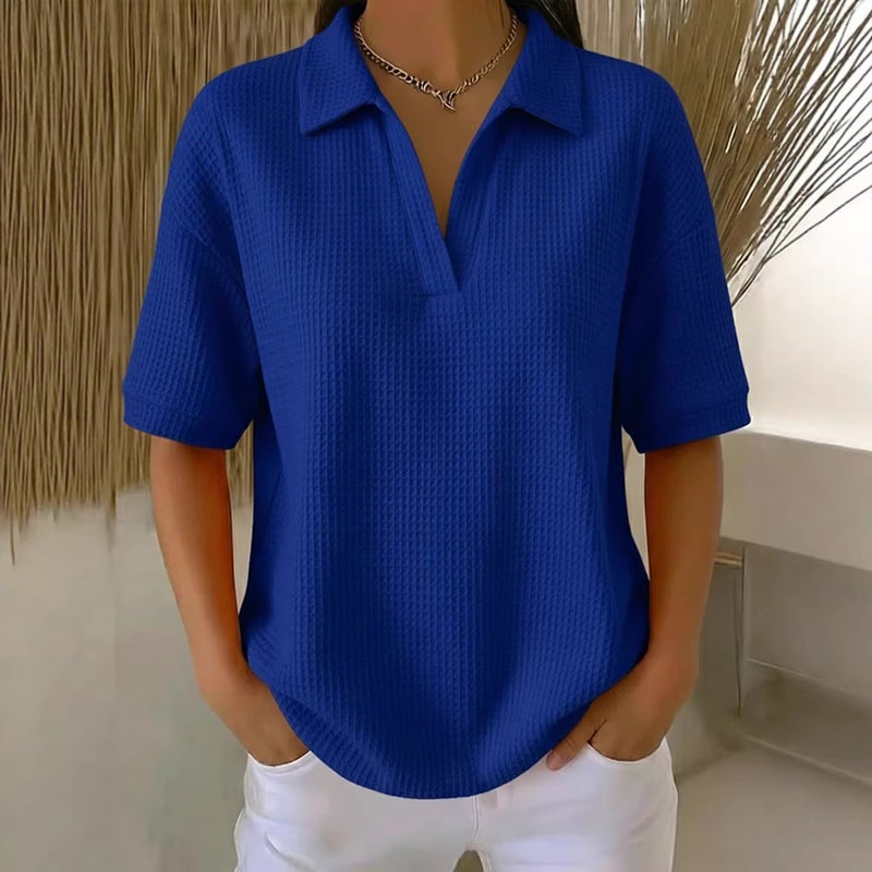 Women's Short Sleeve Polo Shirt - Image 2