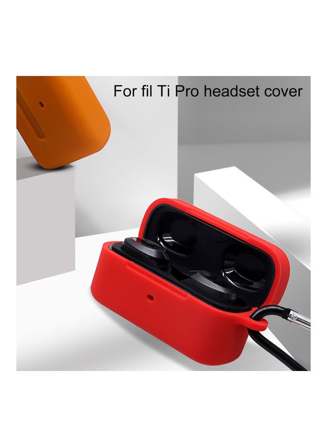 Portable Wireless Headphone Protective Case For FIIL T1 Pro Red - Image 2