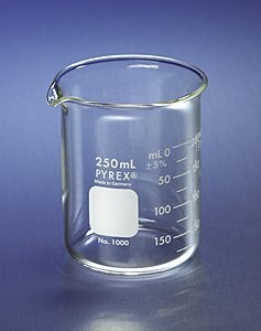 PYREX Griffin Low Form 2000mL Beaker Graduated Ea