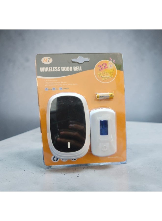 MT Wireless Doorbell for Home - Battery Operated - Image 1