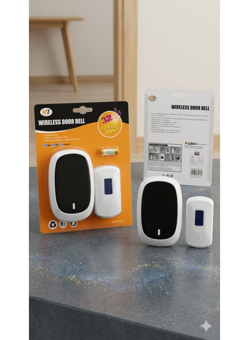MT Wireless Doorbell for Home - Battery Operated - Image 2
