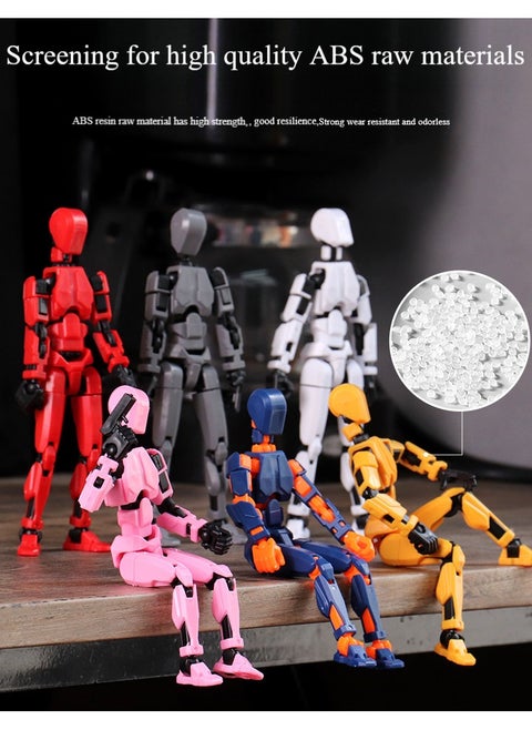 3D Printed Multi-joint Figure Robot Toys for Toy Collection and Tabletop Decoration for 6+old kids toy