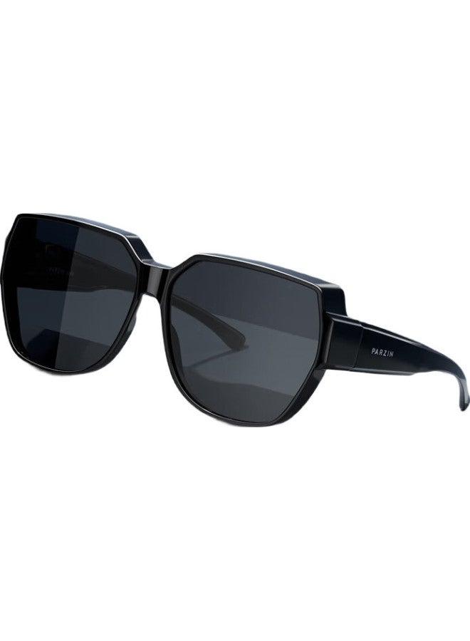 PARZIN (Parzin) [Can Be Fitted With Prescription Lenses] Polarized Sunglasses For Men And Women, Lightweight, Uv Protection, For Driving, Model 12107 - Image 1