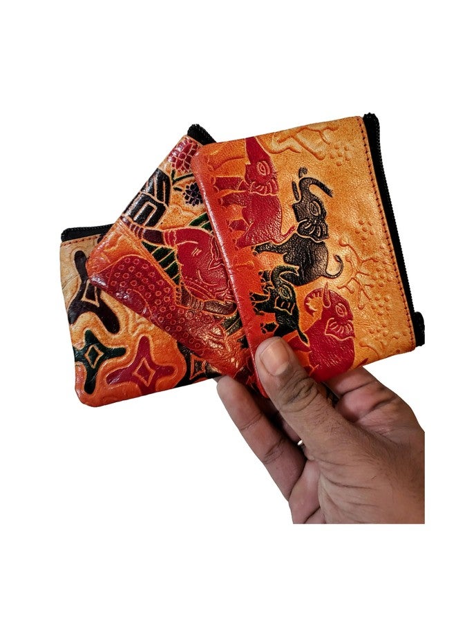 CLASSIQUE Shantiniketan Small Clutch Figure Printed Handpurse for Women (Pack of 3) - Image 3